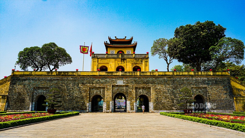 Hình ảnh Hoàng thành Thăng Long ngày nay – di sản nghìn năm văn hiến được khởi nguồn từ thời vua Lý Thái Tổ.