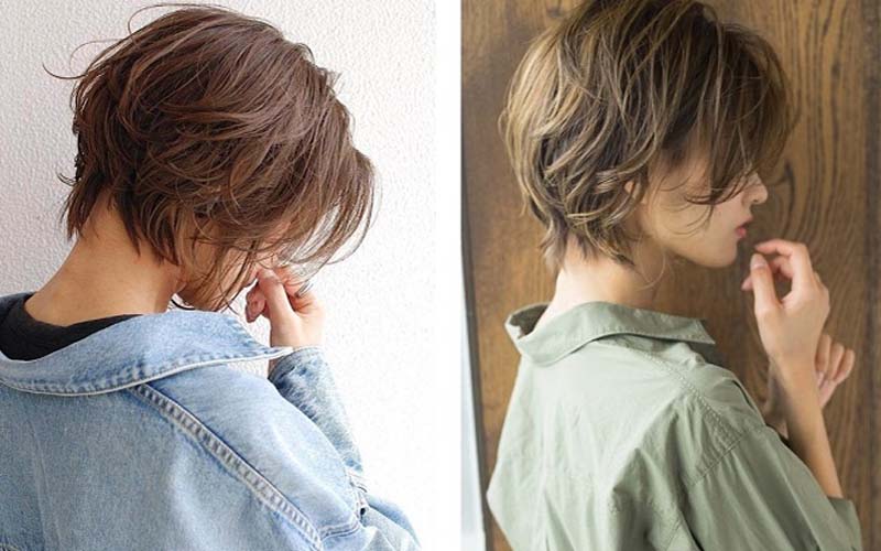 Tóc pixie mái chéo tạo hiệu ứng góc cạnh cá tính