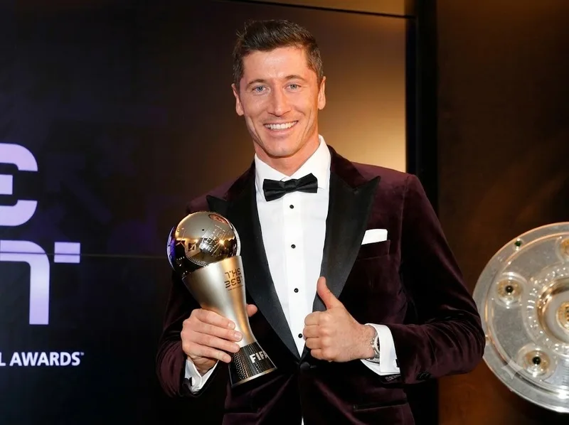 Robert Lewandowski được vinh danh nhờ hiệu suất ghi bàn ấn tượng cùng Bayern Munich trong giai đoạn đỉnh cao.